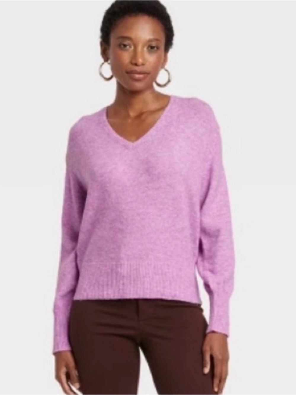 A New Day Womens Purple Sweater lightweight Size Small new
